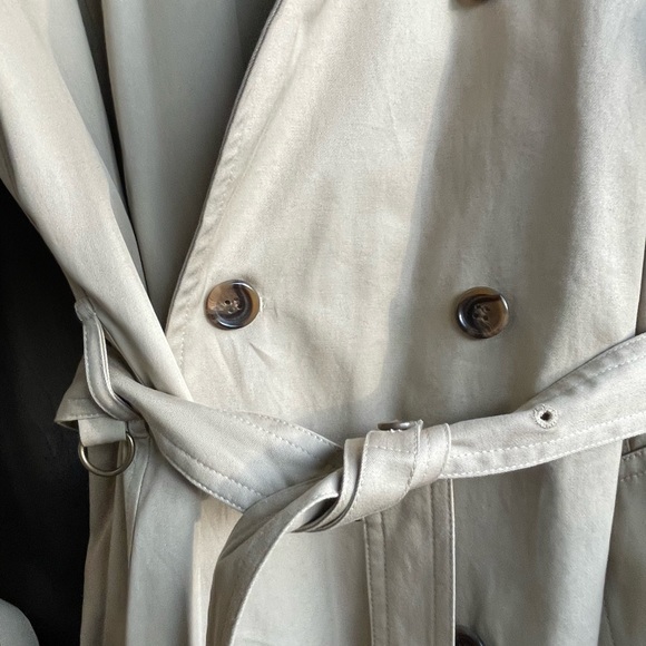 Brooks Brothers tan trench coat sz 14 - Picture 2 of 7